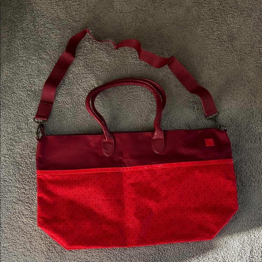 NWOT Chic Red Women's Duffle Bag